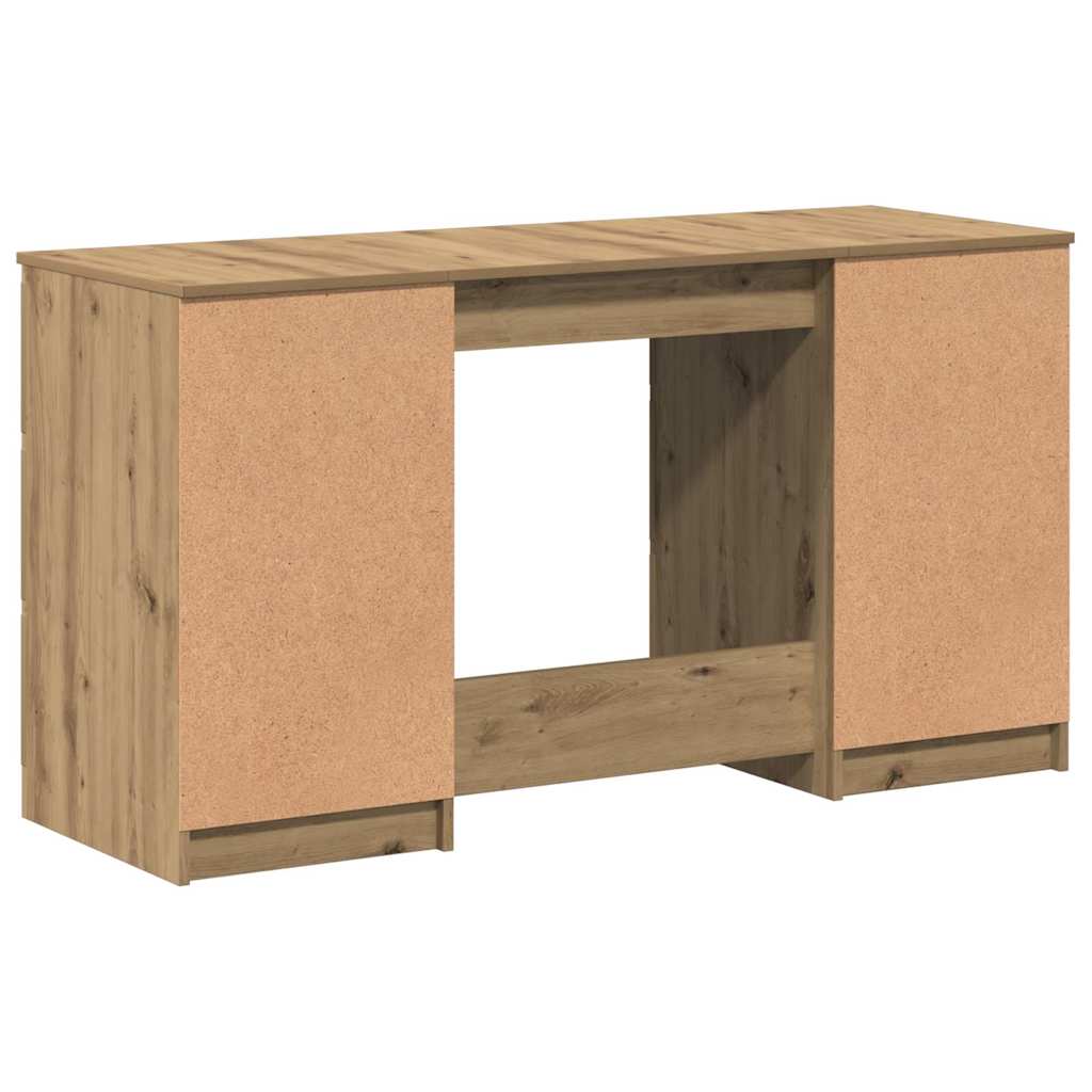 Schreibtisch Artisan-Eiche 140x50x77 cm Holzwerkstoff