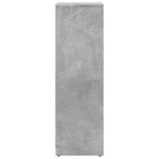Badezimmerschrank Betongrau 30x30x95 cm Holzwerkstoff