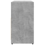 Waschbeckenunterschrank Betongrau 60x33x60 cm Holzwerkstoff