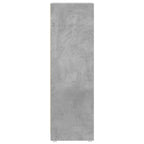 Badezimmerschrank Betongrau 30x30x95 cm Holzwerkstoff