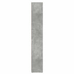 Badezimmerschrank Betongrau 30x30x183,5 cm Holzwerkstoff