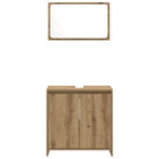 2-tlg. Badmöbel-Set Artisan-Eiche Holzwerkstoff