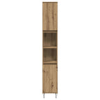 Badschrank Artisan-Eiche 30x30x190 cm Holzwerkstoff