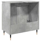 Badschrank Betongrau 58 x 33 x 60 cm Holzwerkstoff
