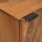 Badezimmerschrank Braun 38 x 33 x 58 cm Massivholz Mango