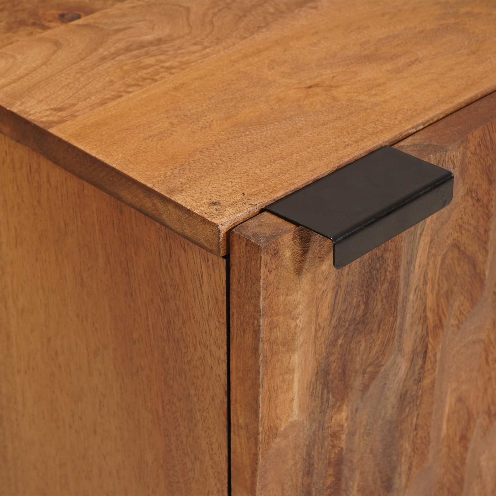 Badezimmerschrank Braun 38 x 33 x 58 cm Massivholz Mango