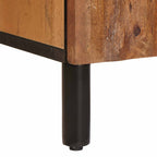 Badezimmerschrank Braun 38 x 33 x 58 cm Massivholz Mango
