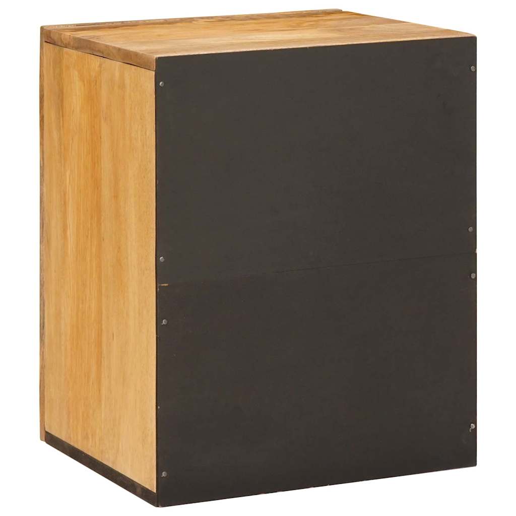 Badezimmer Hängeschrank Braun 38 x 33 x 48 cm Massivholz Mango