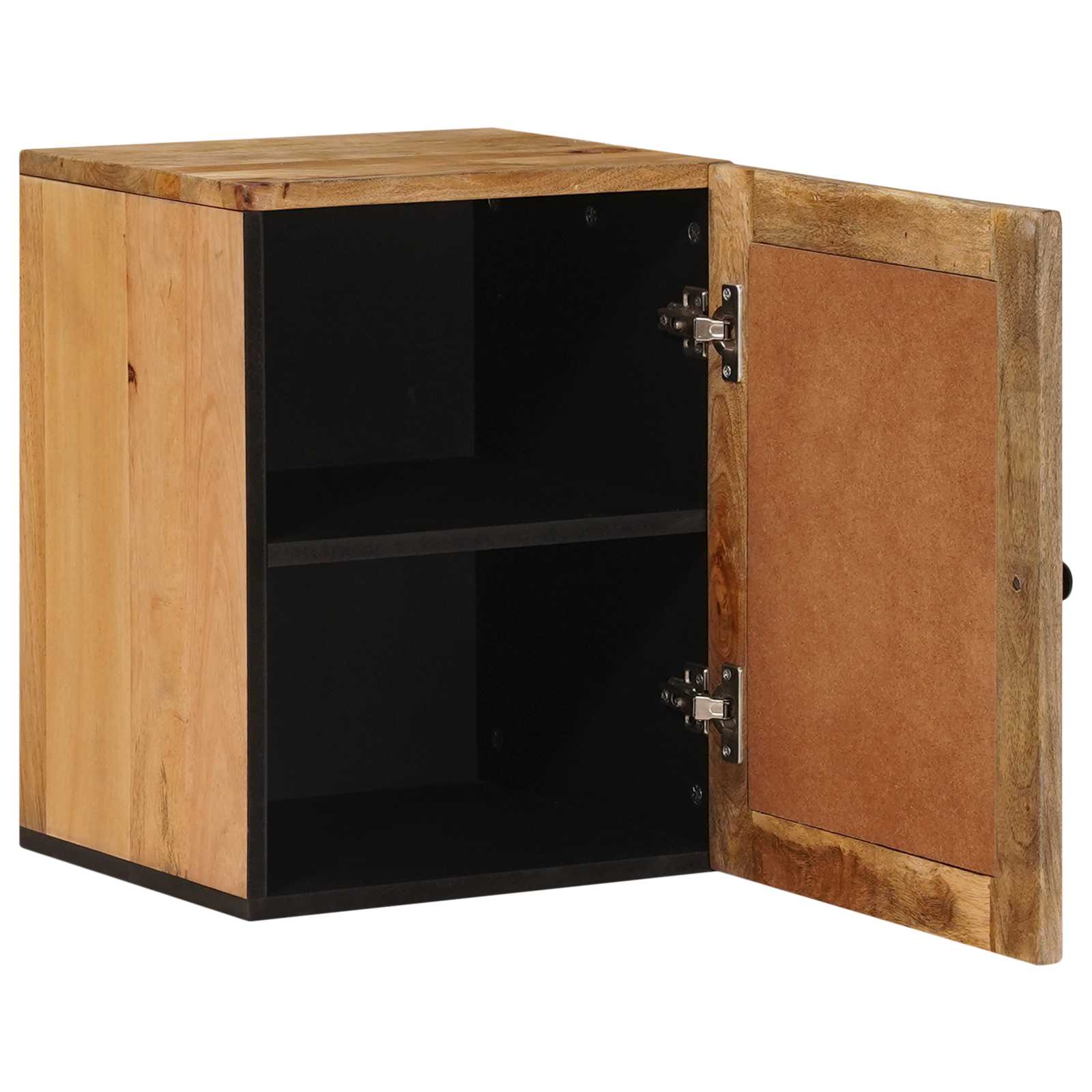Badezimmer Hängeschrank Natur 38 x 33 x 48 cm Massivholz Mango