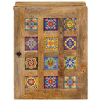 Badezimmer Hängeschrank Natur 38 x 33 x 48 cm Massivholz Mango