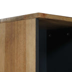 Badezimmerschrank Braun 38 x 33,5 x 160 cm Massivholz Mango