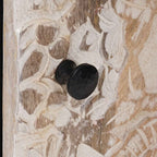 Badezimmerschrank Weiß 38 x 33,5 x 58 cm Massivholz Mango