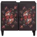 Waschbeckenunterschrank mit Speicher Mehrfarbig 62 x 33 x 58 cm