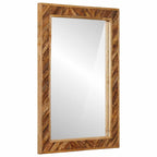Spiegel Wandmontiert mit Spiegel Braun 70 x 50 x 3 cm Glas