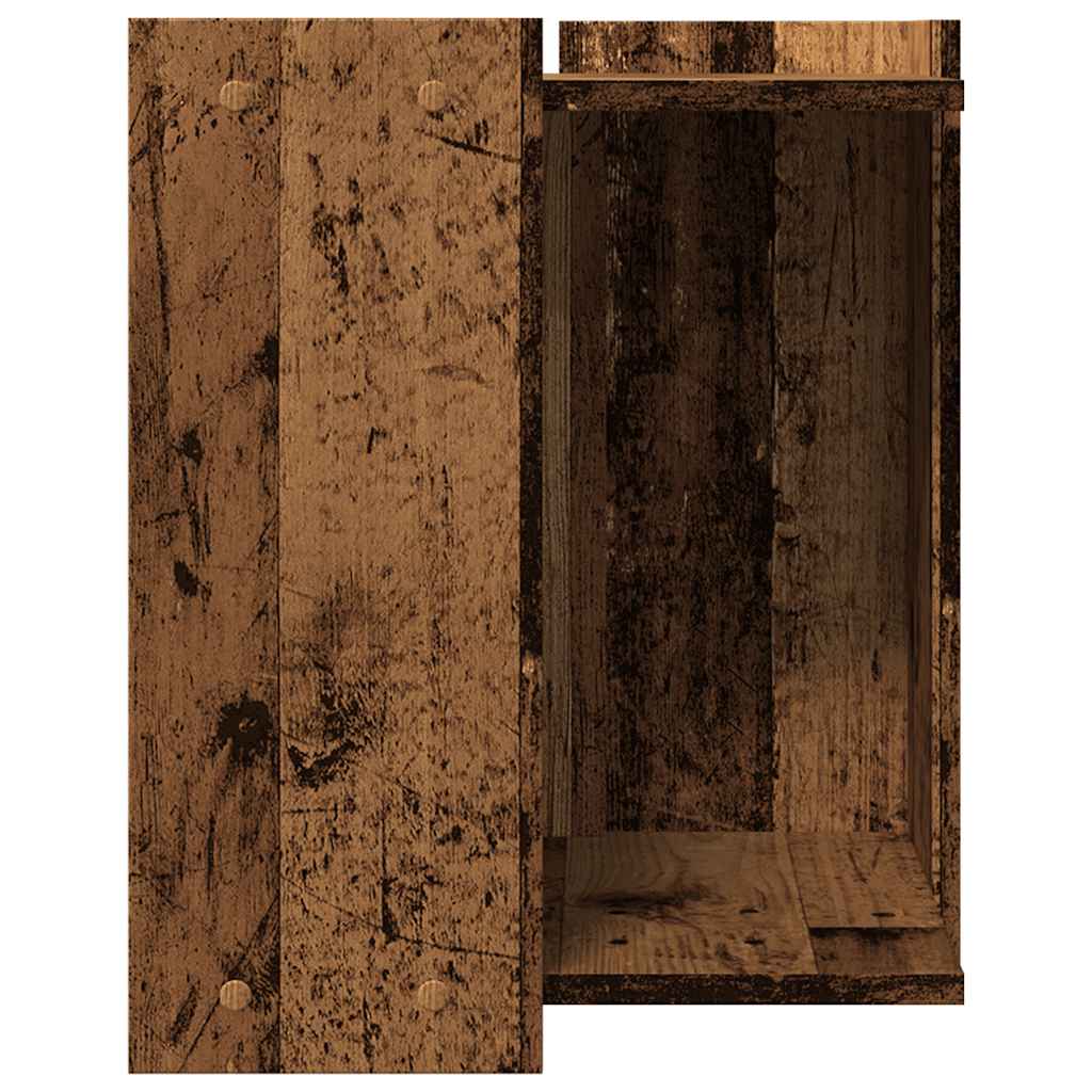 Katzenklo Altholz-Optik 42x42x51 cm Holzwerkstoff