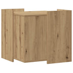 Katzenklo Artisan-Eiche 53x53x51 cm Holzwerkstoff