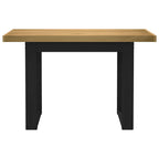 Schreibtisch NOAIN U-Form-Beine 120x50x75 cm Massivholz Kiefer