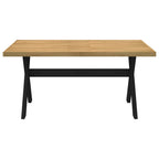 Esstisch NOAIN X-Form-Beine 160x90x75 cm Massivholz Kiefer