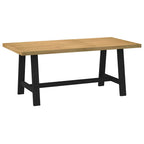 Esstisch NOAIN A-Form-Beine 180x90x75 cm Massivholz Kiefer
