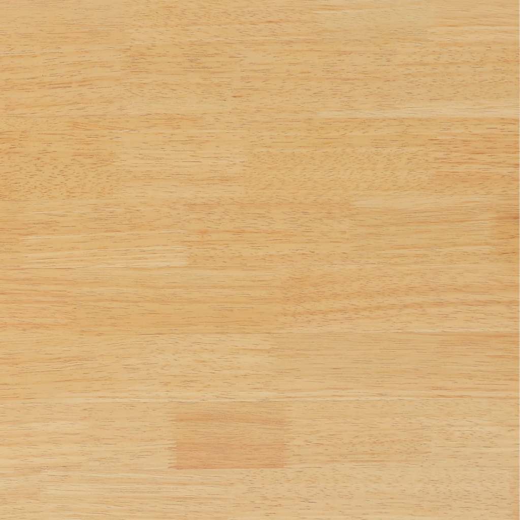 Esszimmerstühle 2 Stk. Natur Massivholz Gummibaum