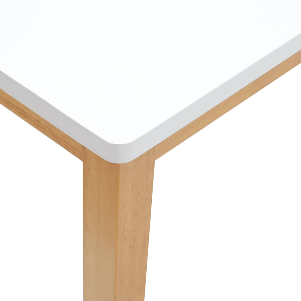 Bank 90 cm Massivholz Gummibaum
