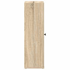 Badezimmerschrank mit Rollenhalter Sonoma-Eiche 20,5x22x72 cm
