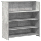 Empfangstheke Betongrau 180x50x103,5 cm Holzwerkstoff
