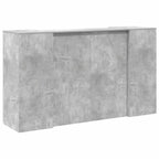 Empfangstheke Betongrau 180x50x103,5 cm Holzwerkstoff