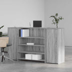 Empfangstheke Grau Sonoma 180x50x103,5 cm Holzwerkstoff