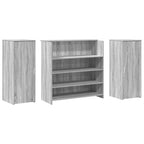 Empfangstheke Grau Sonoma 180x50x103,5 cm Holzwerkstoff