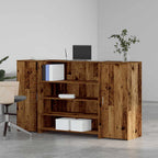 Empfangstheke Altholz-Optik 180x50x103,5 cm Holzwerkstoff