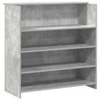 Empfangstheke Betongrau 200x50x103,5 cm Holzwerkstoff