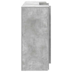 Empfangstheke Betongrau 200x50x103,5 cm Holzwerkstoff