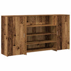 Empfangstheke Altholz-Optik 200x50x103,5 cm Holzwerkstoff