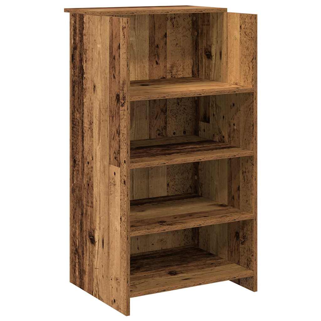 Empfangstheke Altholz-Optik 135x50x103,5 cm Holzwerkstoff