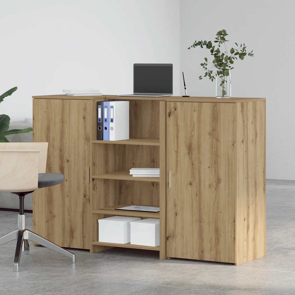 Empfangstheke Artisan-Eiche 155x50x103,5 cm Holzwerkstoff