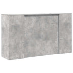 Empfangstheke Betongrau 180x50x103,5 cm Holzwerkstoff