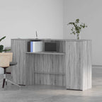 Empfangstheke Grau Sonoma 180x50x103,5 cm Holzwerkstoff