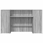 Empfangstheke Grau Sonoma 180x50x103,5 cm Holzwerkstoff