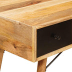 Schreibtisch Braun 110 x 55 x 76 cm Massivholz Mango