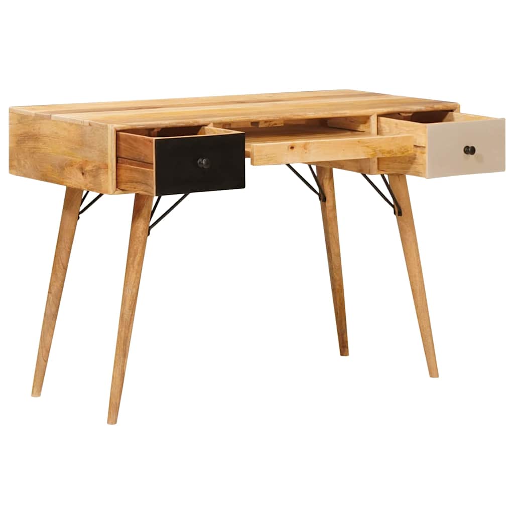 Schreibtisch Braun 110 x 55 x 76 cm Massivholz Mango