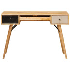 Schreibtisch Braun 110 x 55 x 76 cm Massivholz Mango