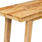 Esstisch Natur 100 x 35 x 75 cm Massivholz Mango