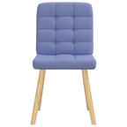 Esszimmerstühle 2 Stk. Jeansblau Stoff
