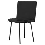 Esszimmerstühle 2 Stk. Schwarz Kunstleder