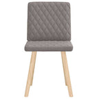 Esszimmerstühle 2 Stk. Taupe Stoff