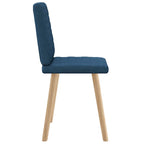 Esszimmerstühle 2 Stk. Blau Stoff