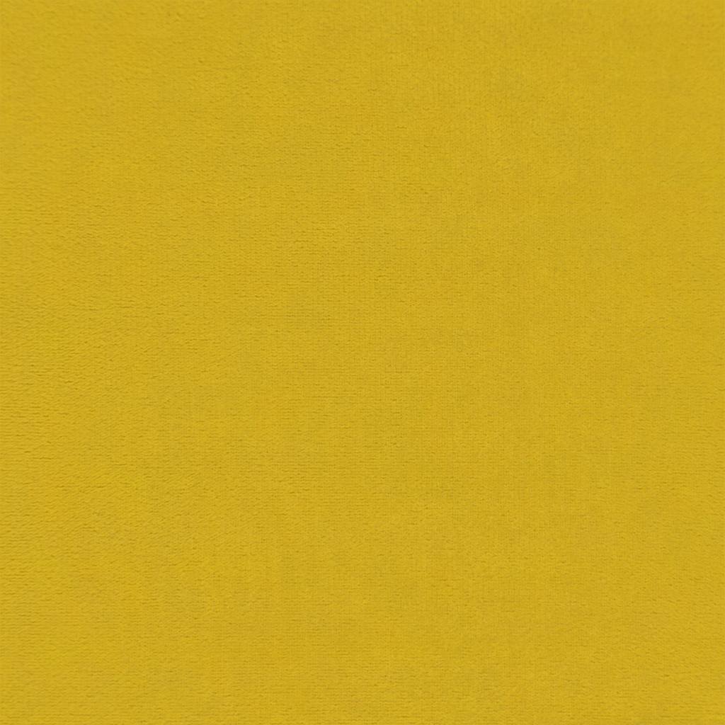 Esszimmerstühle 2 Stk. Gelb Samt