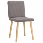 Esszimmerstühle 2 Stk. Taupe Stoff