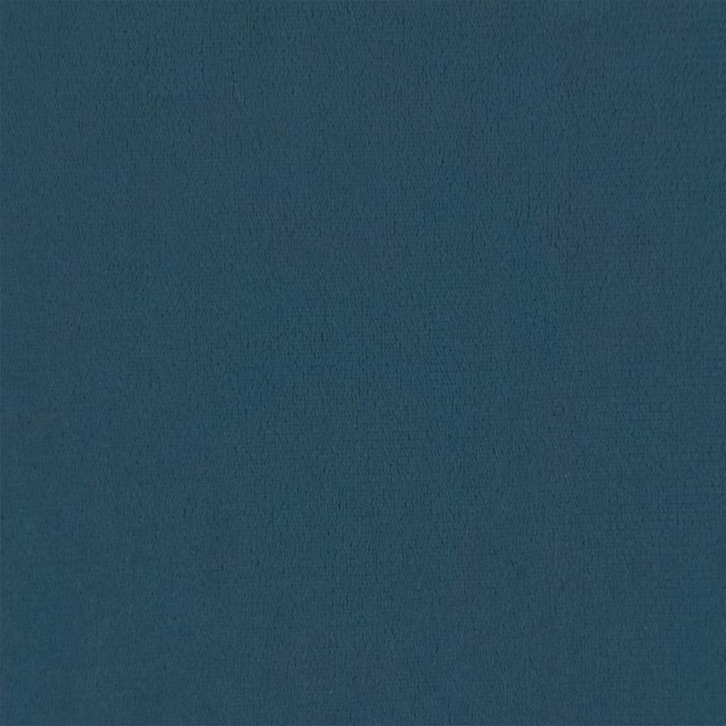 Esszimmerstühle 2 Stk. Blau Samt